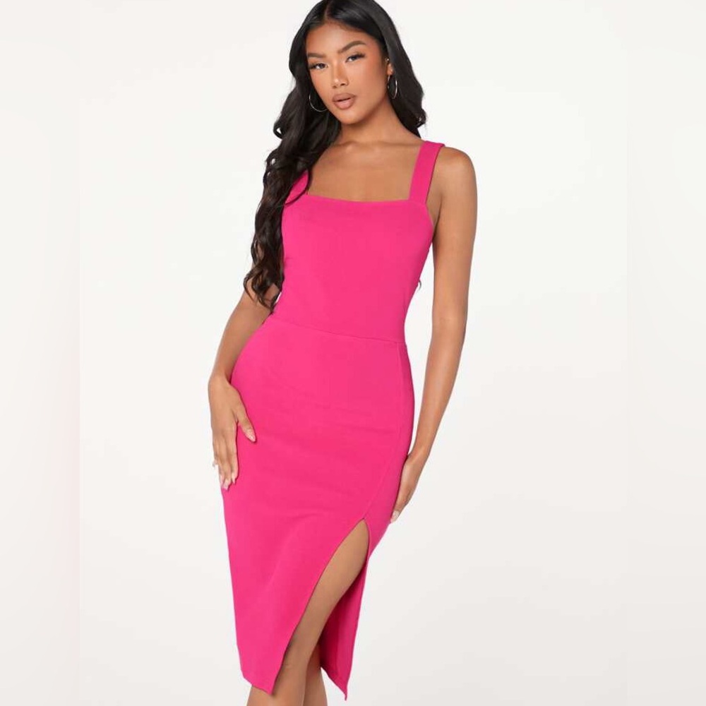 💖H&M Mini Bodycon Fusia Pink Dress💖